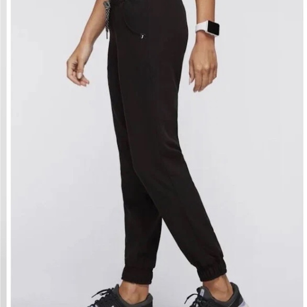 Jaanuu J95124-BLK Black Skinny Jogger Scrub Pants Women's Size XL NWT